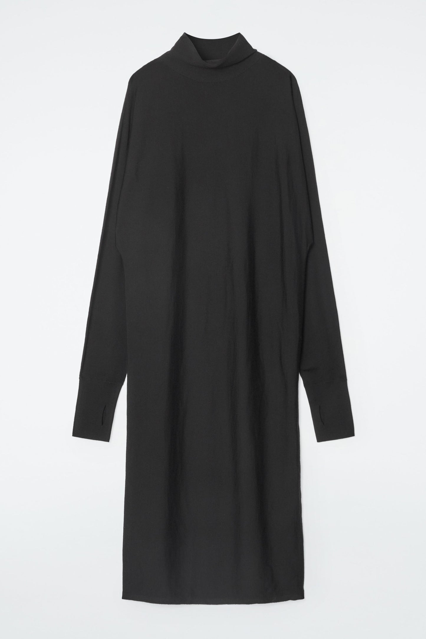 ASYMMETRIC WOOL DRESS